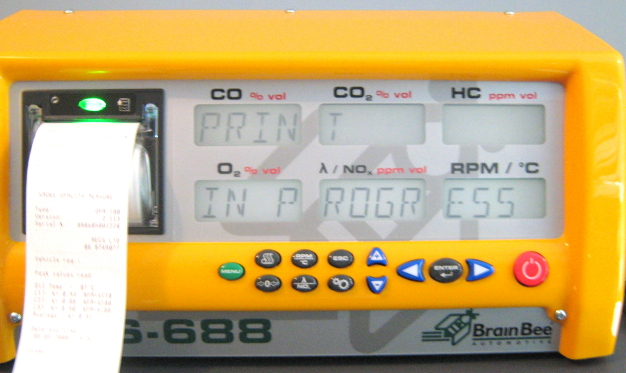 BrainBee Diesel Emission test
